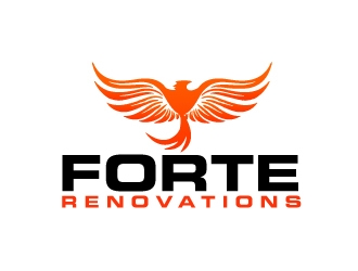 Forte Renovations logo design by ElonStark