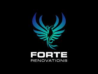 Forte Renovations logo design by shadowfax