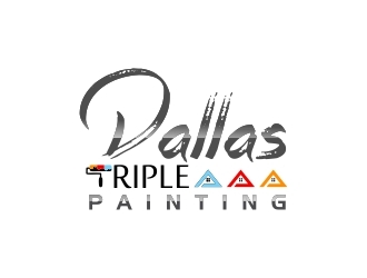 Dallas Triple AAA Painting logo design by nort