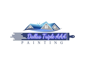 Dallas Triple AAA Painting logo design by nort