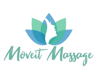 Moveit Massage logo design by ElonStark
