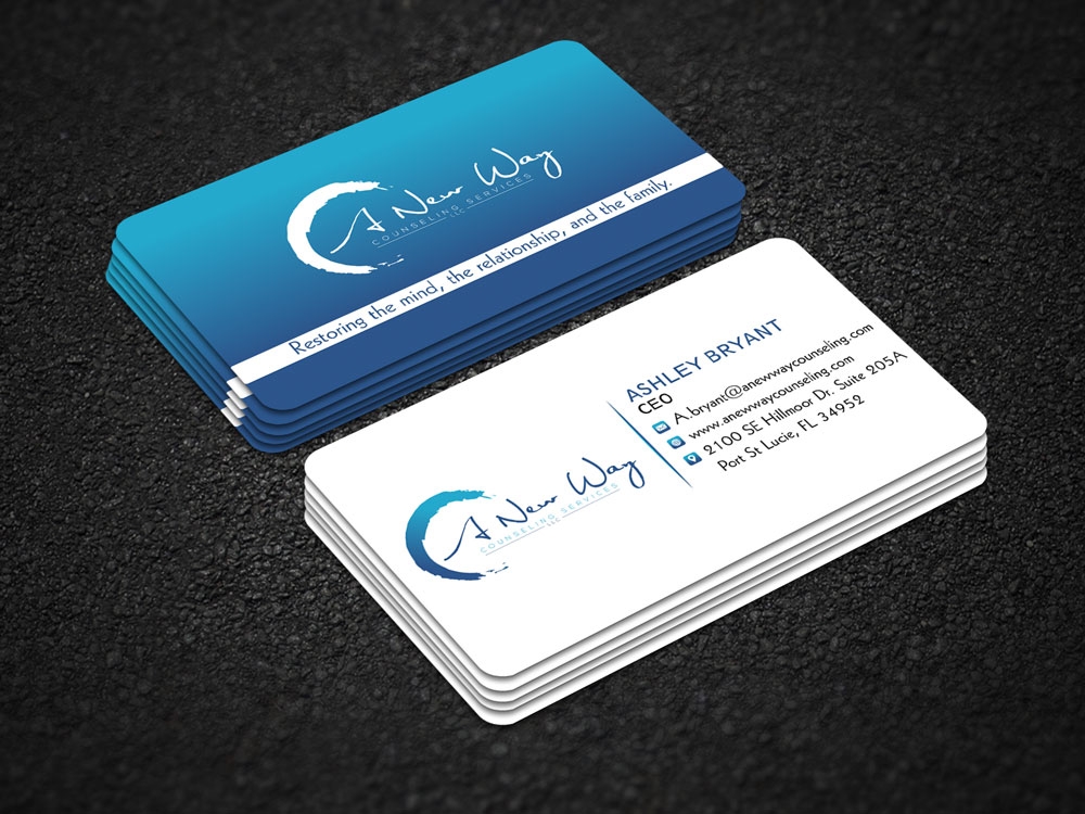 A New Way Counseling Services logo design by ManishKoli