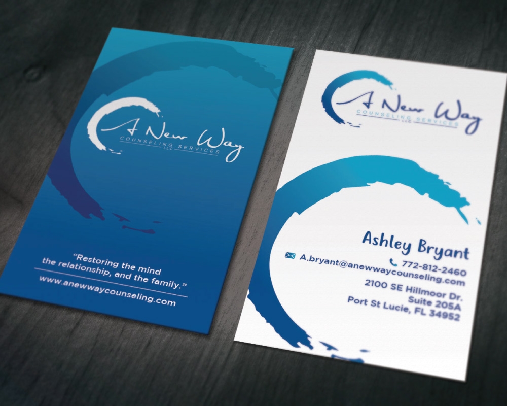 A New Way Counseling Services logo design by Boomstudioz