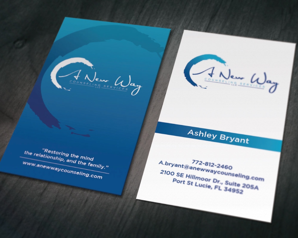 A New Way Counseling Services logo design by Boomstudioz