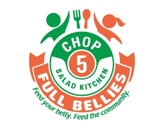 CHOP5 Salad Kitchen logo design by jaize