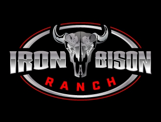 Iron Bison Ranch logo design by jaize