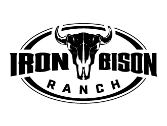 Iron Bison Ranch logo design by jaize