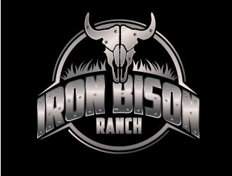 Iron Bison Ranch logo design by REDCROW