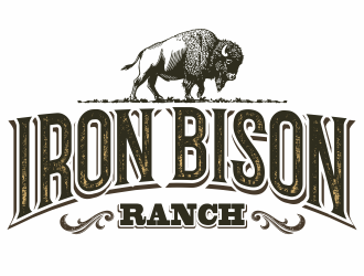 Iron Bison Ranch logo design by agus