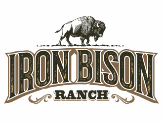 Iron Bison Ranch logo design by agus