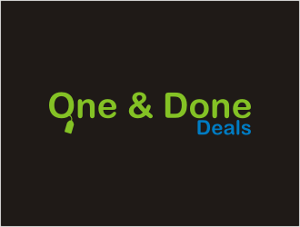 One & Done Deals logo design by bunda_shaquilla