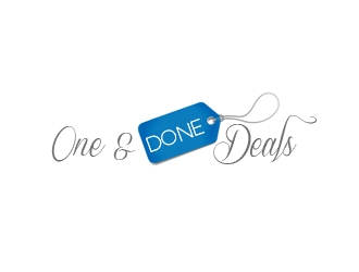One & Done Deals logo design by nikkl
