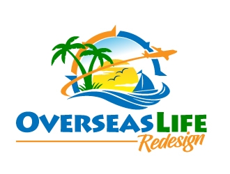 Overseas Life Redesign logo design by jaize
