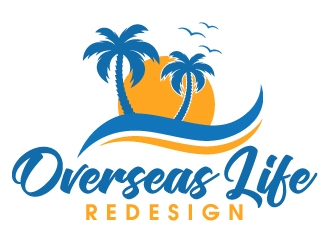 Overseas Life Redesign logo design by ElonStark