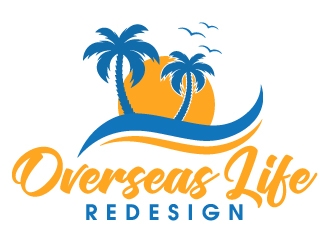 Overseas Life Redesign logo design by ElonStark