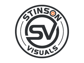 Stinson Visuals logo design by spiritz