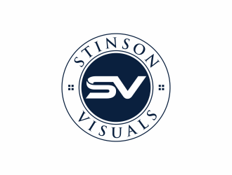 Stinson Visuals logo design by ammad