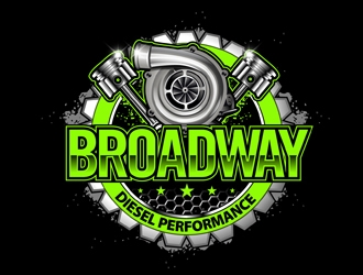 broadway diesel performance logo design by DreamLogoDesign