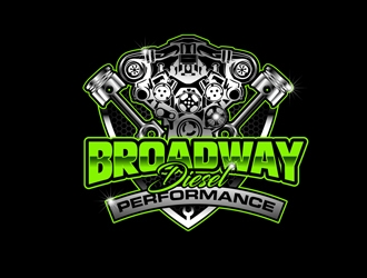 broadway diesel performance logo design by DreamLogoDesign