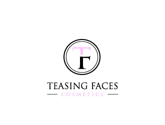 Teasing Faces Cosmetics  logo design by samuraiXcreations
