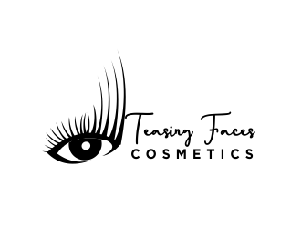 Teasing Faces Cosmetics  logo design by Greenlight