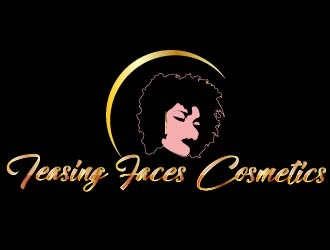 Teasing Faces Cosmetics  logo design by bulatITA