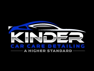 Kinder Car Care Detailing logo design by ElonStark