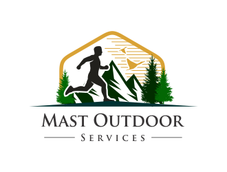 Mast Outdoor Services logo design by AisRafa