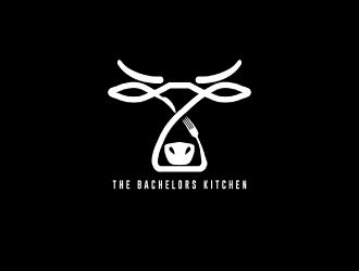 The Bachelors kitchen logo design by nona
