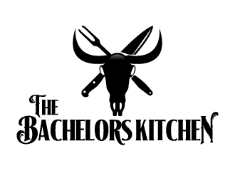 The Bachelors kitchen logo design by ElonStark