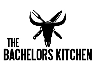 The Bachelors kitchen logo design by ElonStark