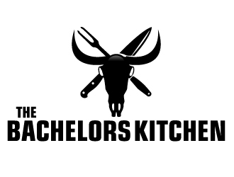 The Bachelors kitchen logo design by ElonStark
