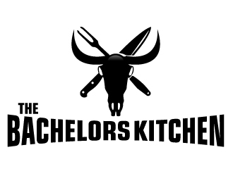 The Bachelors kitchen logo design by ElonStark