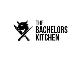 The Bachelors kitchen logo design by mikael