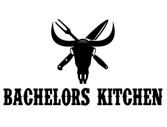 The Bachelors kitchen logo design by ElonStark
