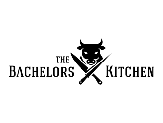 The Bachelors kitchen logo design by mikael