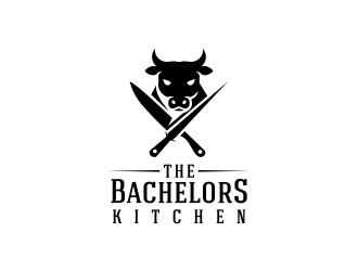 The Bachelors kitchen logo design by mikael