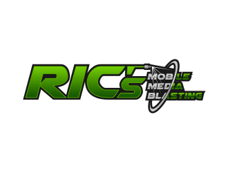 Ric’s Mobile Media Blasting logo design by Gravity
