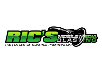 Ric’s Mobile Media Blasting logo design by Cekot_Art