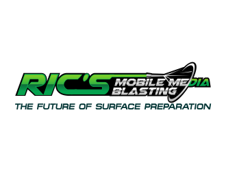 Ric’s Mobile Media Blasting logo design by kopipanas