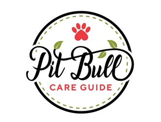 Pit Bull Care Guide logo design by Roma