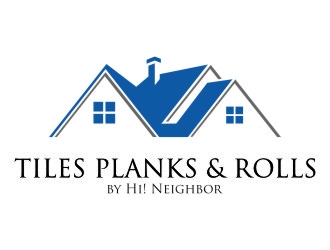 TILES PLANKS & ROLLS by Hi! Neighbor  logo design by jetzu