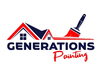 Generations Painting logo design by ElonStark