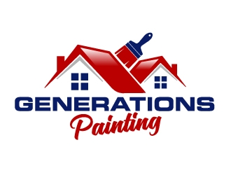 Generations Painting logo design by ElonStark