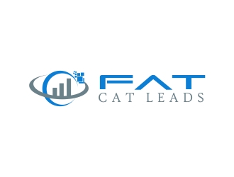Fat Cat Leads logo design by nort