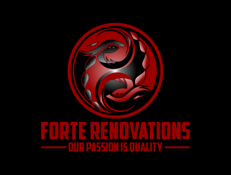 Forte Renovations logo design by Kruger
