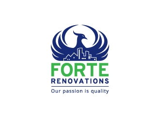 Forte Renovations logo design by ikdesign