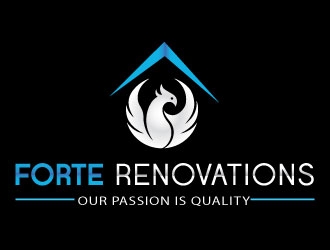 Forte Renovations logo design by MonkDesign