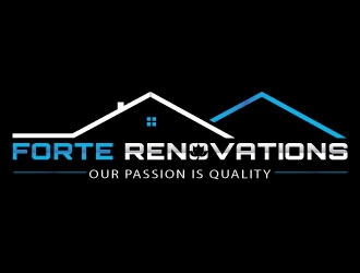 Forte Renovations logo design by MonkDesign