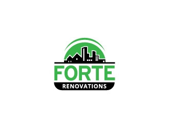 Forte Renovations logo design by ikdesign